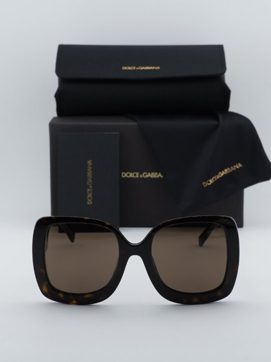 Dolce & Gabbana DG4513 502/73 Square Sunglasses - Havana\\Brown main image 5